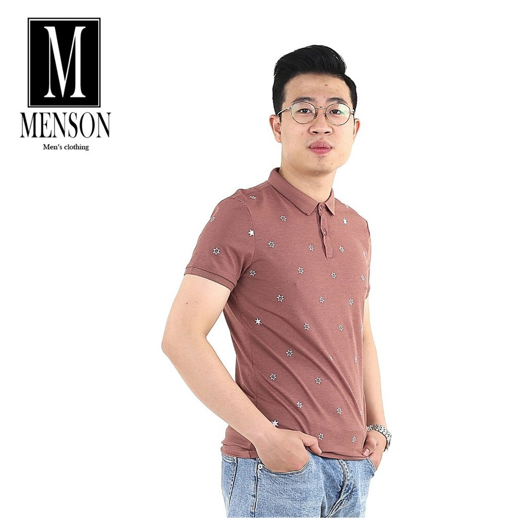 [Hàng Hiệu] Áo Thun Nam Có Cổ, Áo Polo Nam Cao Cấp Vải Cá Sấu Cotton Co Giãn 4 Chiều Chuẩn Form Chất Mát MENSON M2114 | BigBuy360 - bigbuy360.vn