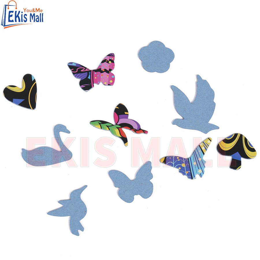 Bộ tranh ghép hình khổ lớn A3 cho người lớn và trẻ em Đồ chơi xếp hình rèn luyện trí nhớ tư duy và tính kiên nhẫn