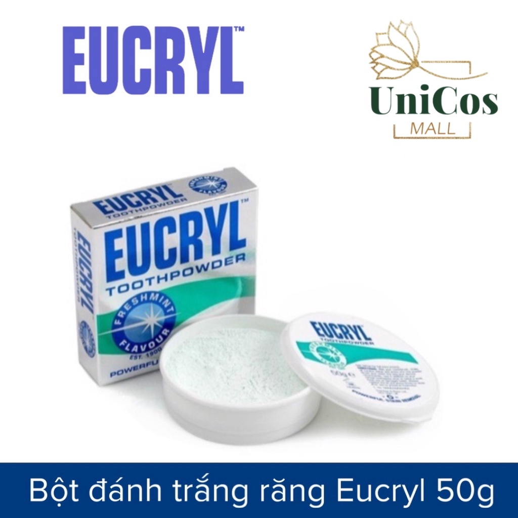 Bột đánh tẩy trắng răng Eucryl 50g - CHÍNH HÃNG