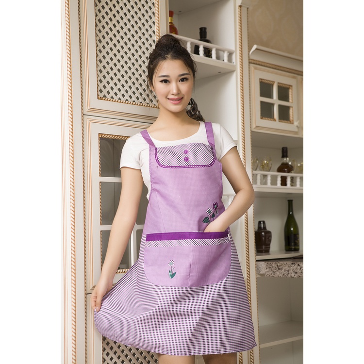 Combo 10 tạp dề mới ( trộn màu )