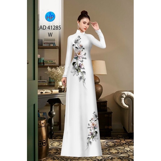 Vải áo dài hoa eo