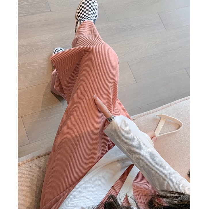 Quần ống rộng Lưng Cao Kiểu Hàn Quốc