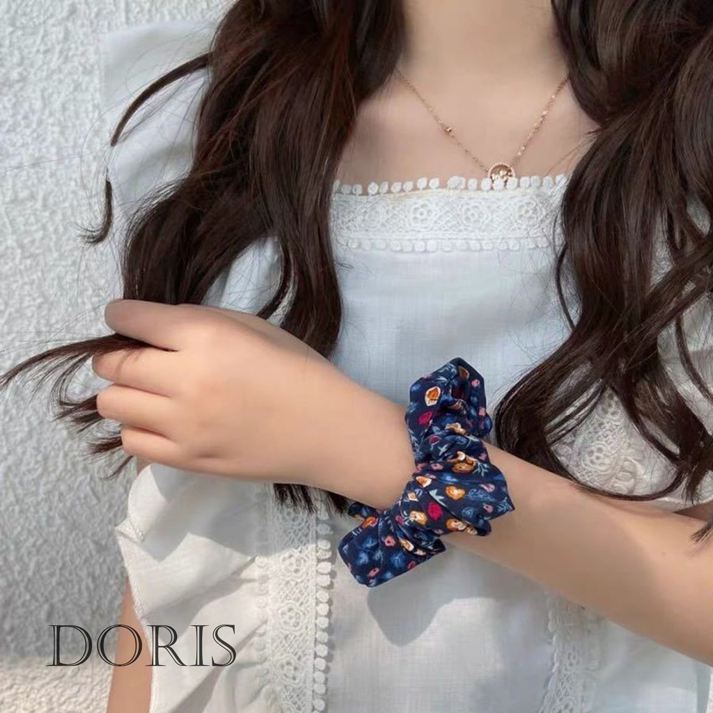 Dây buộc tóc Scrunchies Hoa đáng yêu - DORIS HOUSE | BigBuy360 - bigbuy360.vn
