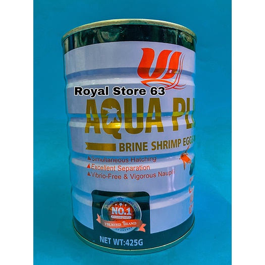 Atermia ấp nở Aqua Plus 100% Aqua Cysts của Mỹ Tỷ lệ nở cao hủ 425g