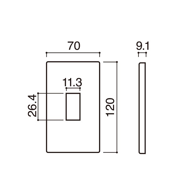 Mặt dùng cho HB  Panasonic dòng Wide Series