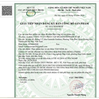 Tảo Sâm Chính Hãng