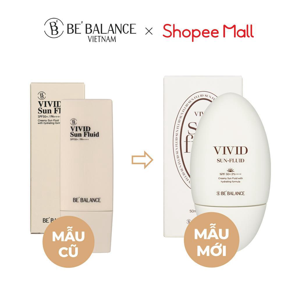 [Phiên bản mới] Kem chống nắng Be'Balance Vivid Sun Fluid (50ml)