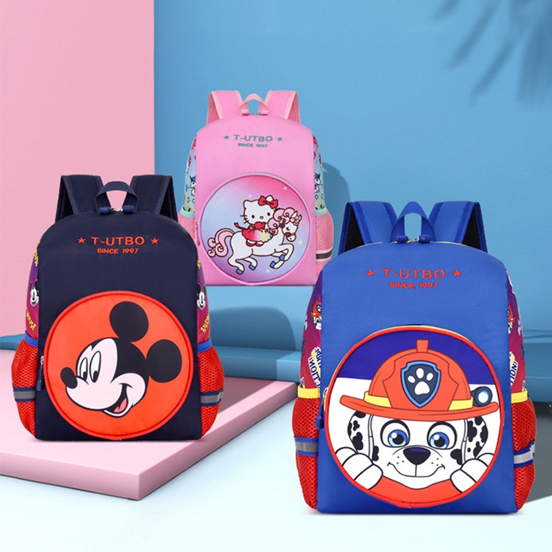 Ba Lô Đi Học Họa Tiết Hoạt Hình Xinh Xắn Dành Cho Bé 2-6 Tuổi