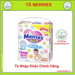 Tã - bỉm quần Merries M58 (6-11kg)