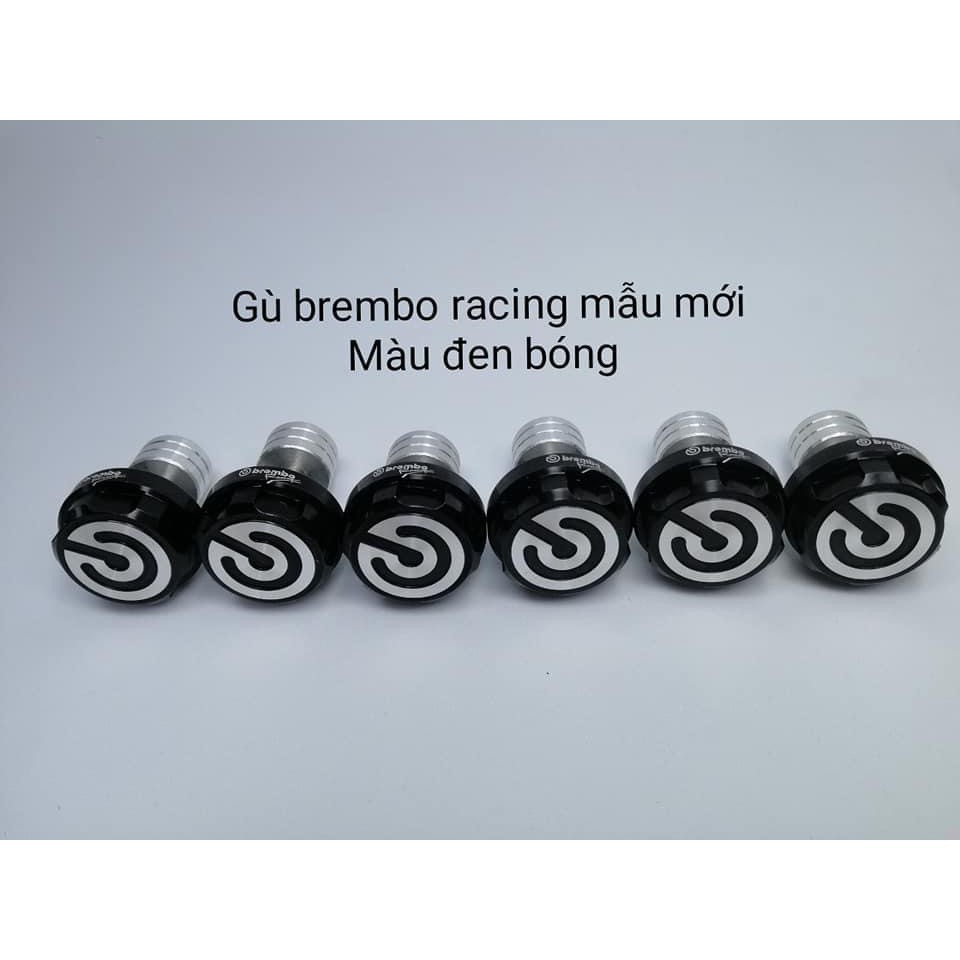 Gù tay lái nhôm BRC +Màu Đen(giá 1 cặp kèm phụ kiện giữ gù)