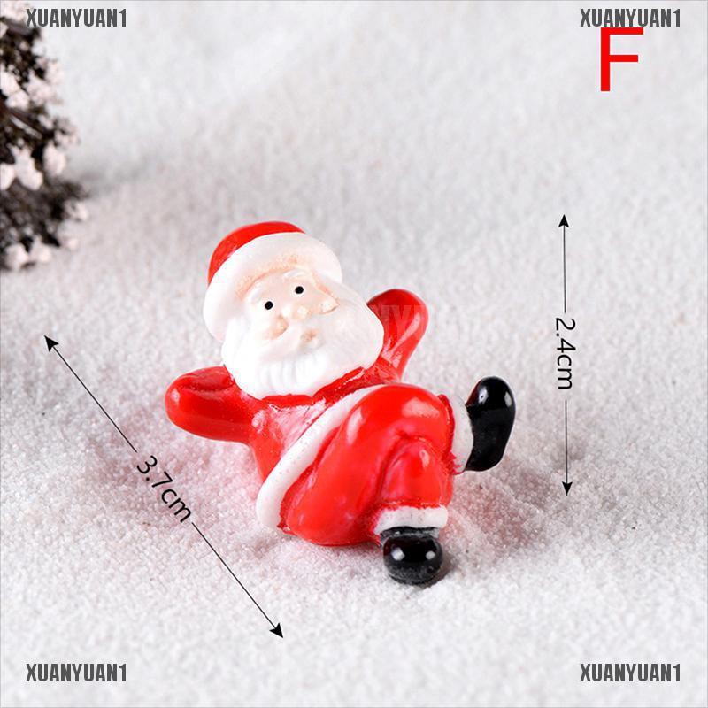 [XUANYUAN1] Mô Hình Ông Già Noel Và Người Tuyết Mini Trang Trí Cây Thông Noel DIY