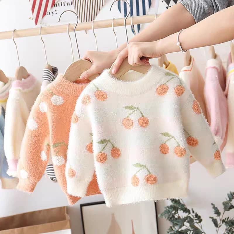 Áo len trẻ sơ sinh nữ đa dạng các màu kiểu dáng cực đáng yêu, cute cho bé từ 0 - 3 tuổi