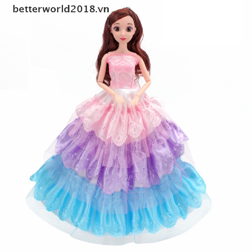 Set 5 Đầm Công Chúa Đồ Chơi Cho Búp Bê Barbie 29CM 2018