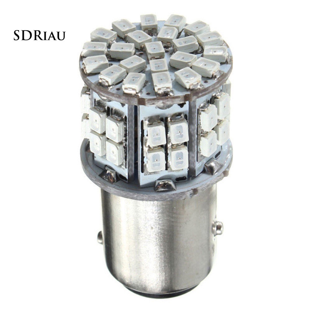 Bộ 2 Đèn LED Phanh Xe Hơi Màu Đỏ 1157 BAY15D 50SMD 1206 5W 12V