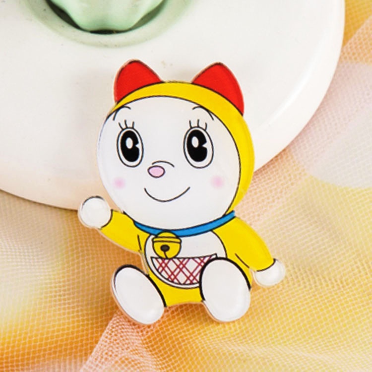 【Send 1 Ngẫu Nhiên】 Huy Hiệu Cài Áo Bằng Acrylic Hình Doraemon Anime Dễ Thương Cho Túi Xách Trẻ Em