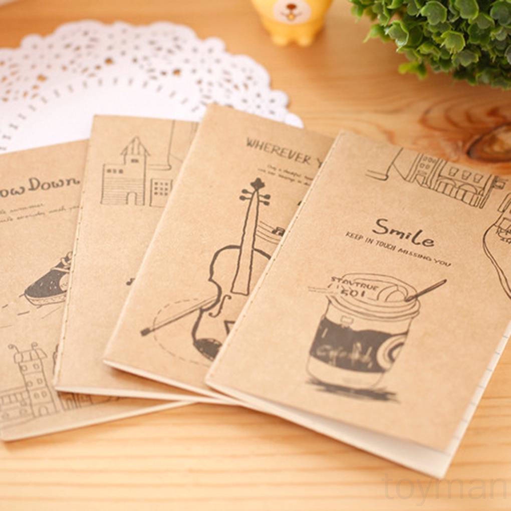 Sổ tay mini phong cách retro đa dụng chất lượng cao