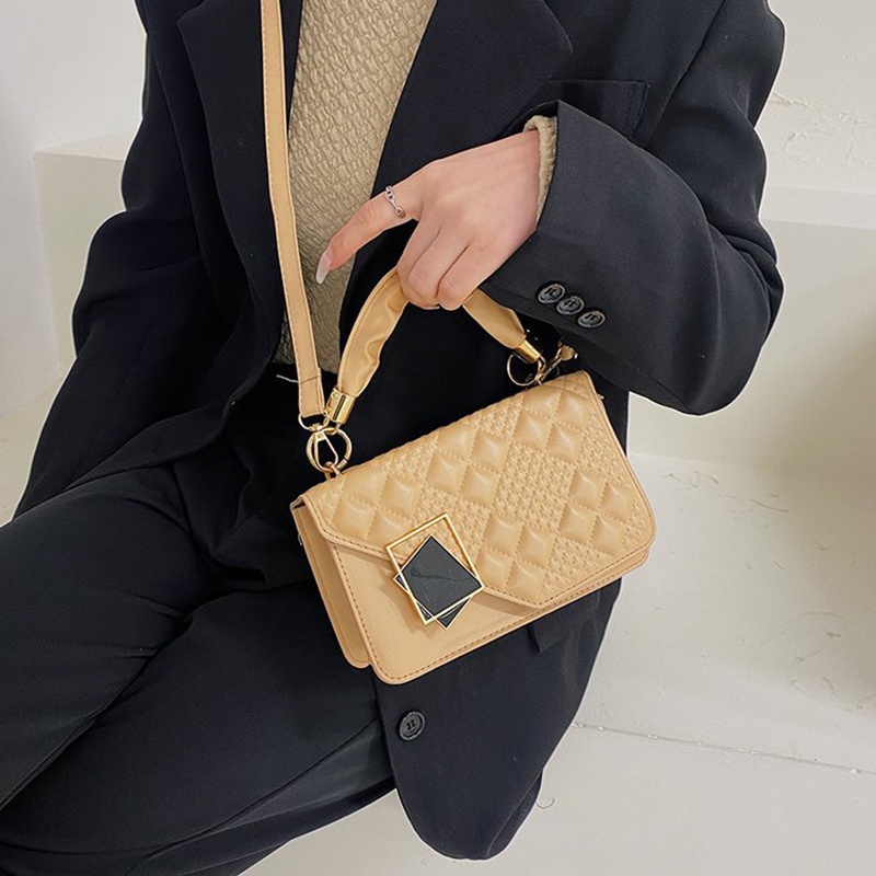 Túi Đeo Chéo Dáng Vuông Nhỏ Phong Cách Hàn Quốc Thời Trang Cho Nữ