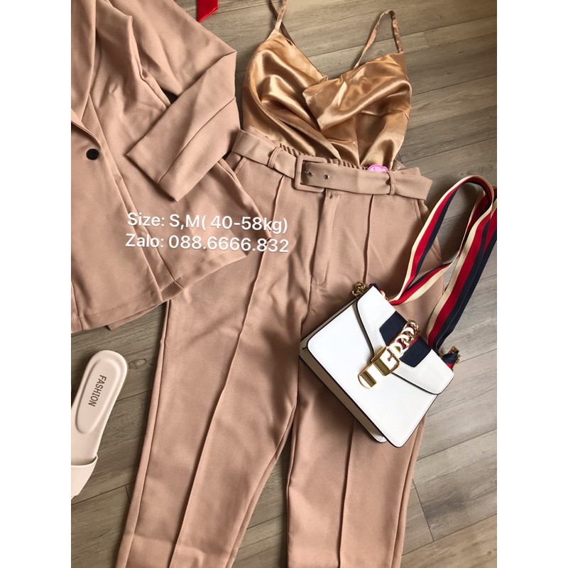 SET ÁO VEST- QUẦN DÀI CÔNG SỞ CAO CẤP