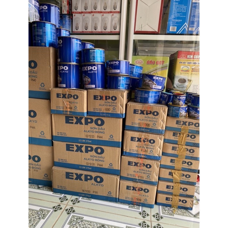 Sơn Dầu Expo Alkyd (500 gram + 1kg) - Hàng Uy Tín Chuẩn Công Ty)