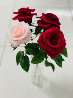 Hoa giấy handmade- Hồng (đặt >=5 bông)