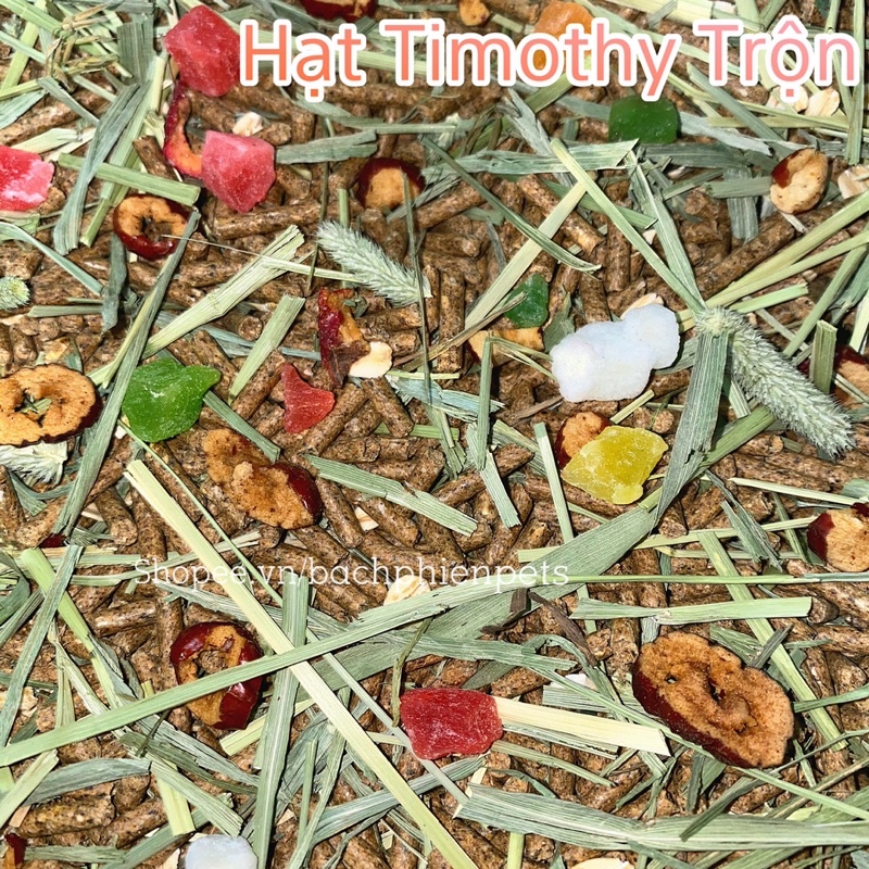 Thức Ăn Trộn Timothy Hoa quả dành cho Thỏ, Bọ ú Chuột Lang trên 6 Tháng tuổi 500gr.