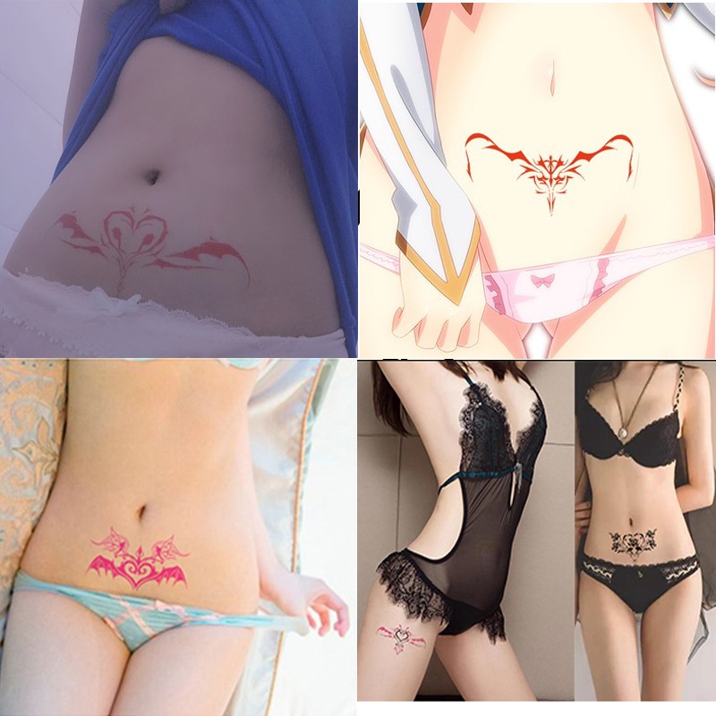 Hình Xăm Dán Cơ Thể Gợi Cảm Chống Nước Lâu Trôi