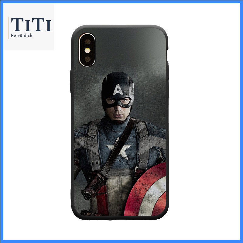 Ốp lưng điện thoại iPhone hình marvel