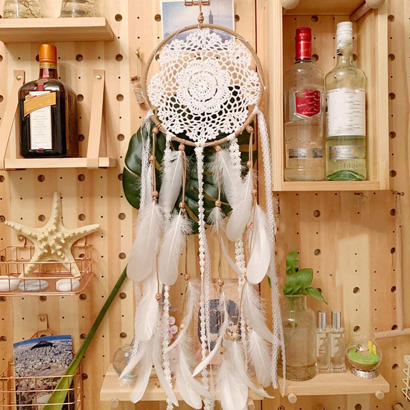 Set 20 Vòng Thép Hình Dreamcatcher 5 Kích Cỡ Làm Vòng Nhẫn Thủ Công DIY