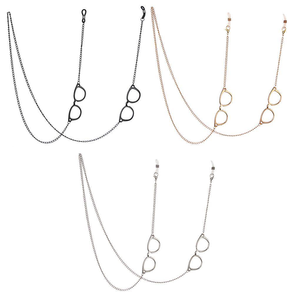 PINEVN Mắt Kính Đọc Sách Chống Trượt Có Dây Đeo Bằng Kim Loại Mới Dành Cho Bạn Nữ