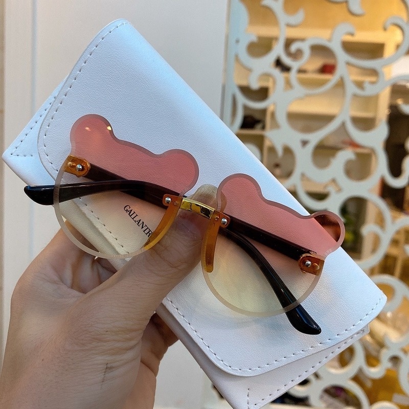 Kính Mát Gọng Tai Gấu Chống Tia UV Thời Trang Đáng Yêu Dành Cho Trẻ