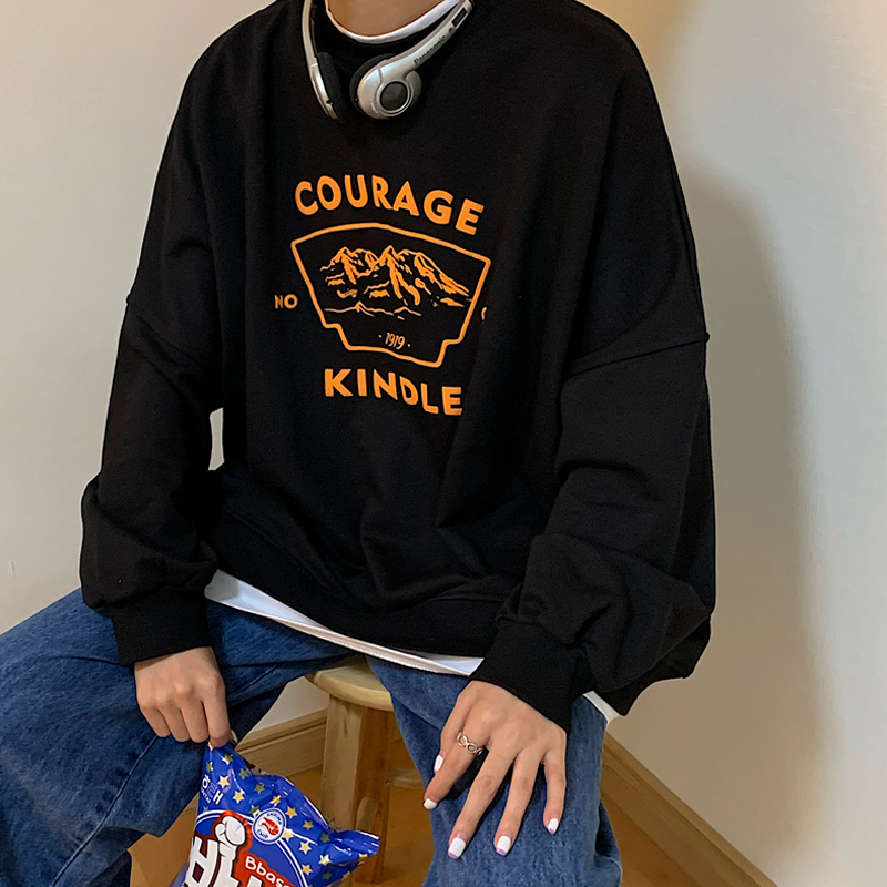 Áo Sweater Dáng Rộng In Họa Tiết Phong Cách Hàn Quốc Cho Nữ | BigBuy360 - bigbuy360.vn