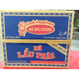 Thùng 30 gói mì Lẩu Thái tôm 80g