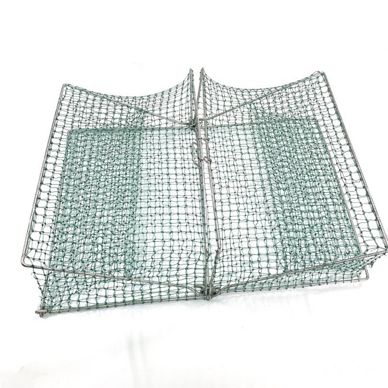 lồng bẫy cua ghẹ - dập bẫy cua khung lưới siêu bền mắt 2cm