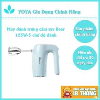 Máy đánh trứng kem mini cầm tay bear bản quốc tế bh 18t