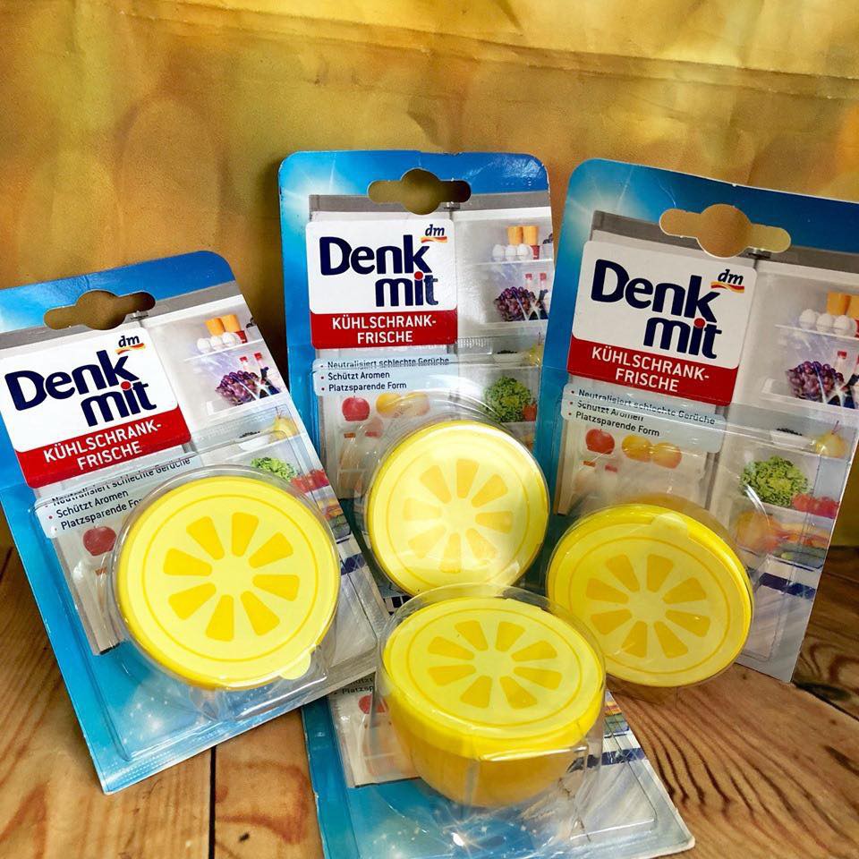 Sáp khử mùi kháng khuẩn tủ lạnh Denkmit 40g - Hàng nội địa Đức