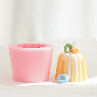Khuôn Silicone Sen Đá Xương Rồng Ụ Khía 5.1Cm