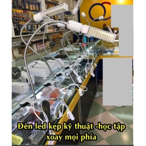 ĐÈN  KẸP KỸ THUẬT - HỌC TẬP XOAY MỌI PHÍA