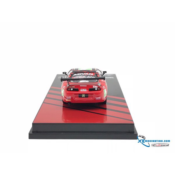 Xe Mô Hình Toyota Supra D1 Grand Prix 2011 1:64 Tarmac Works ( Đỏ Đen )