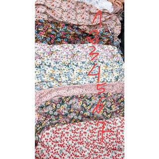 Vải lụa tằm hoa nhí 150k/5m khổ 1,5. mềm mát xuôn rũ giãn nhẹ ko nhăn, ko cần lót