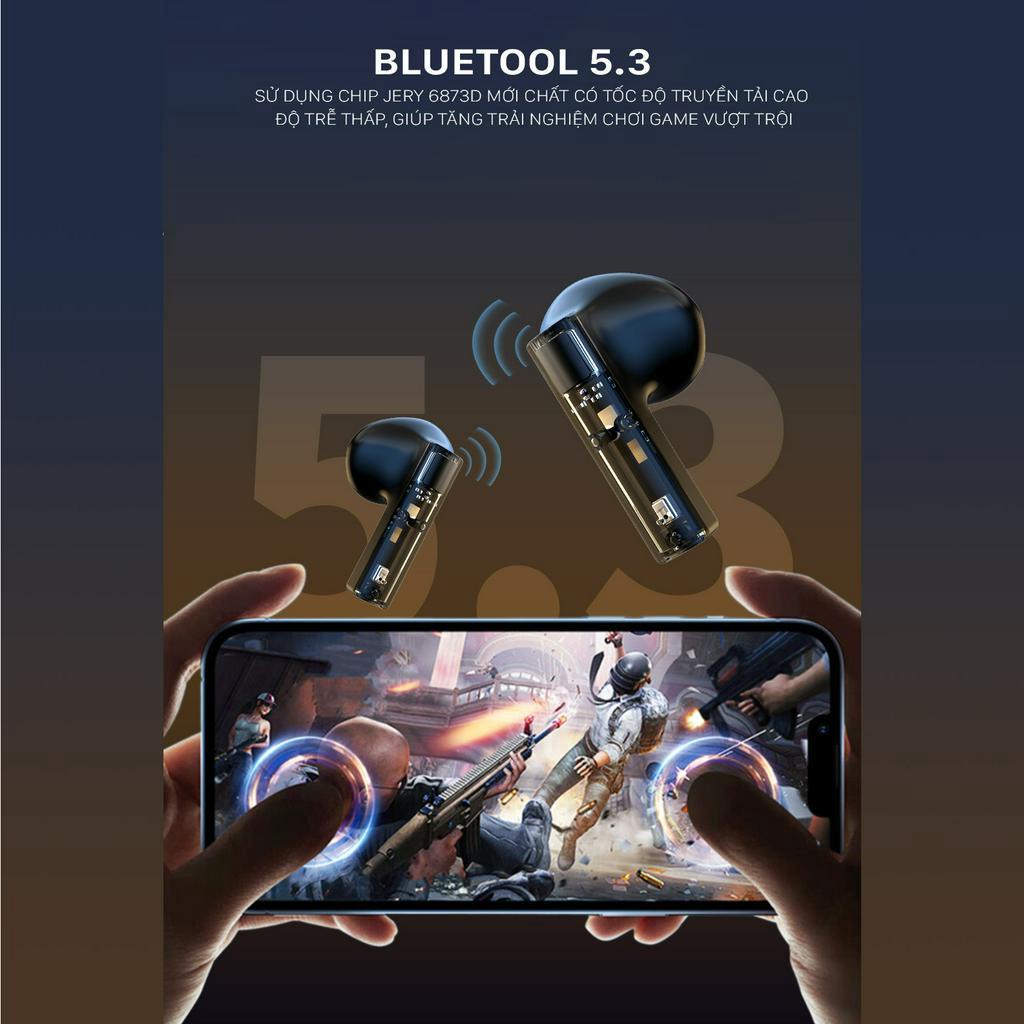 Tai Nghe Bluetooth Sendem S6 Cổng Sạc Type C , Tai Nghe Không Dây Cao Cấp Bass Mạnh, Đẹp, Thời Trang S6