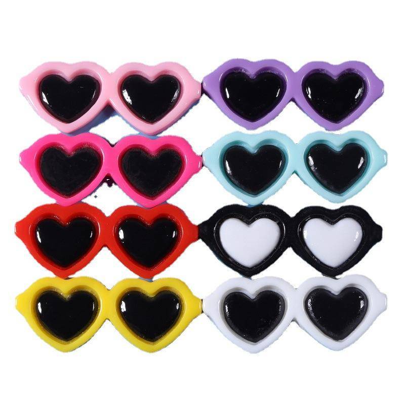 Nhãn Dán Dép sticker dép1 Mặt Trang Sức Hình Chiếc Lá Màu Vàng Đậm Bằng Nhựa Resin Làm Phụ Kiện Trang Trí Giày diy