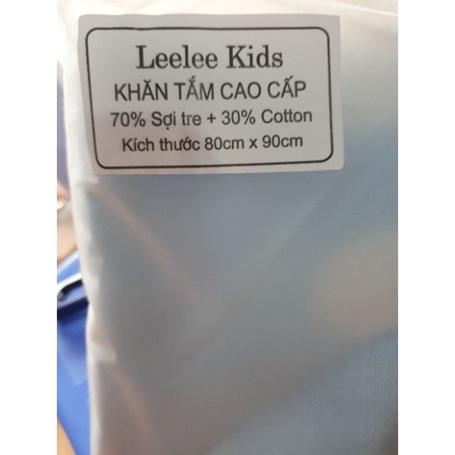 Khăn tắm sợi tre 6 lớp cao cấp leelee kids