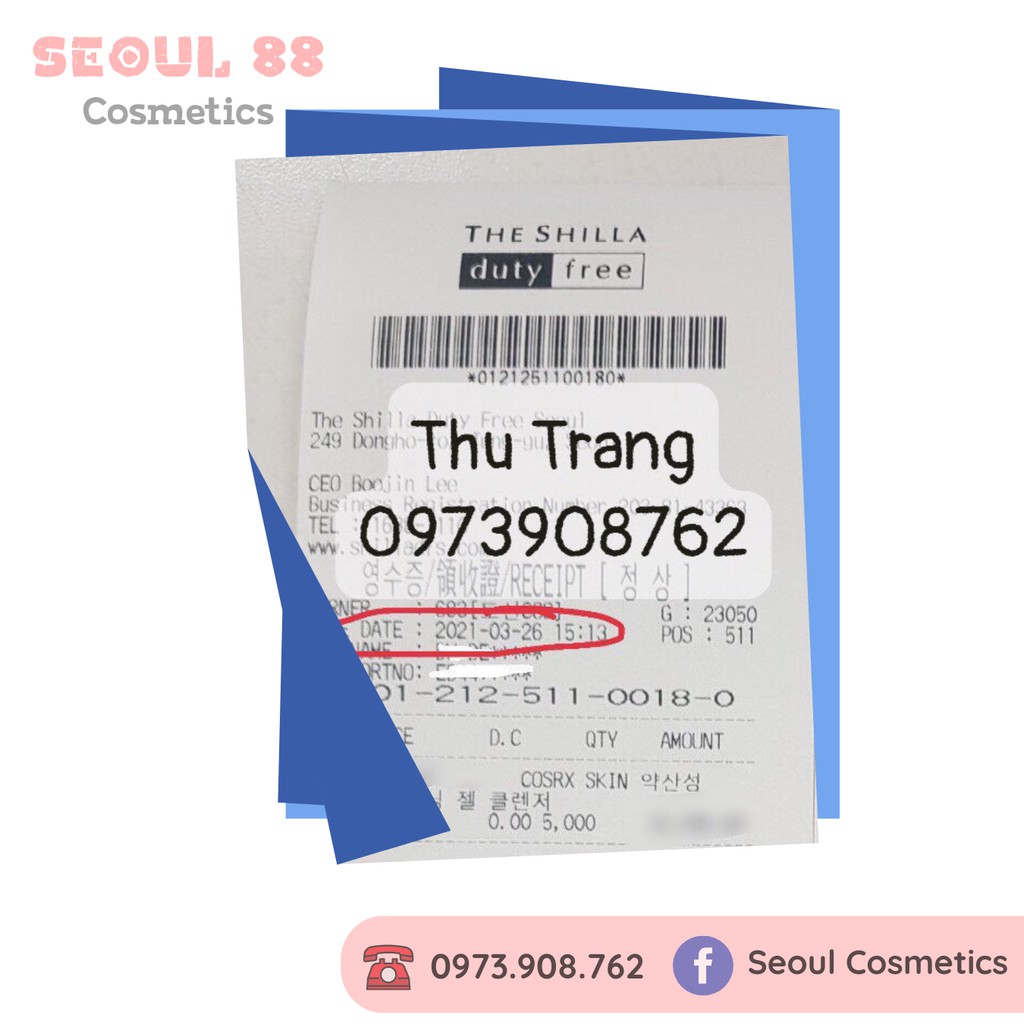 Sữa Rửa Mặt Cosrx Low PH Good Morning Gel Cleanser Dạng Gel Chiết Từ Dầu Cây Trà  " SEOUL COSMETICS 88 " | BigBuy360 - bigbuy360.vn