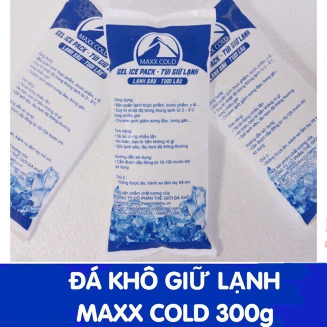 Đá khô túi MaxxCold 400g - 300g