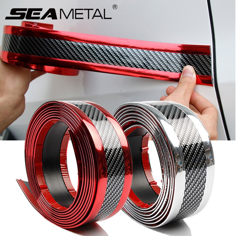 Miếng dán bằng sợi carbon cao su bảo vệ cho cửa xe ô tô