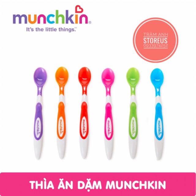 Thìa Ăn Dặm Mềm Munchkin Loại Cao Cấp Cho Bé Yêu