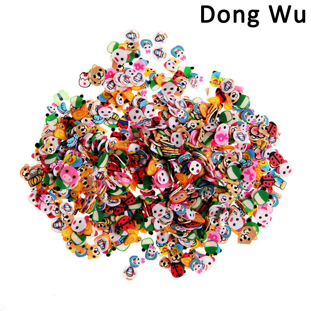 Bộ 1000 Miếng Dán Trang Trí Móng Tay Nghệ Thuật Hình Chữ Cái 3D