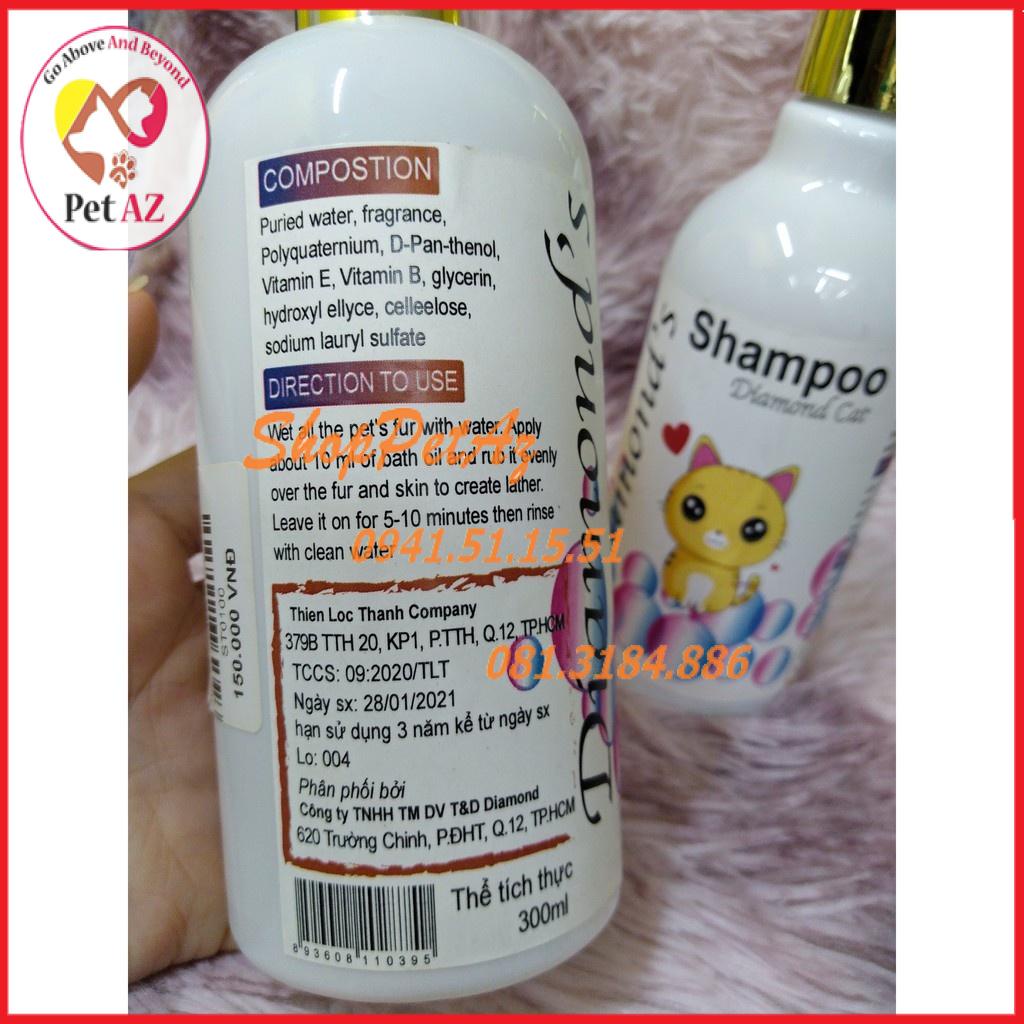 [Cao Cấp] Sữa Tắm Shampoo Diamond Cho Chó Mèo làm sạch da khử mùi hôi