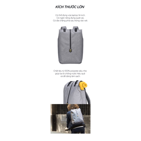 Balo Mi Travel Business Backpack | Hàng Chính Hãng | Mimax Store
