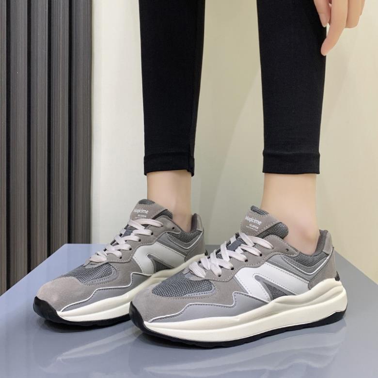 Giày thể thao sneaker Ulzzang đen vàng độn đế Hàng QC cao cấp 2022